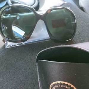 ray ban glasses women Jackie ohh ii brown with cheetah print